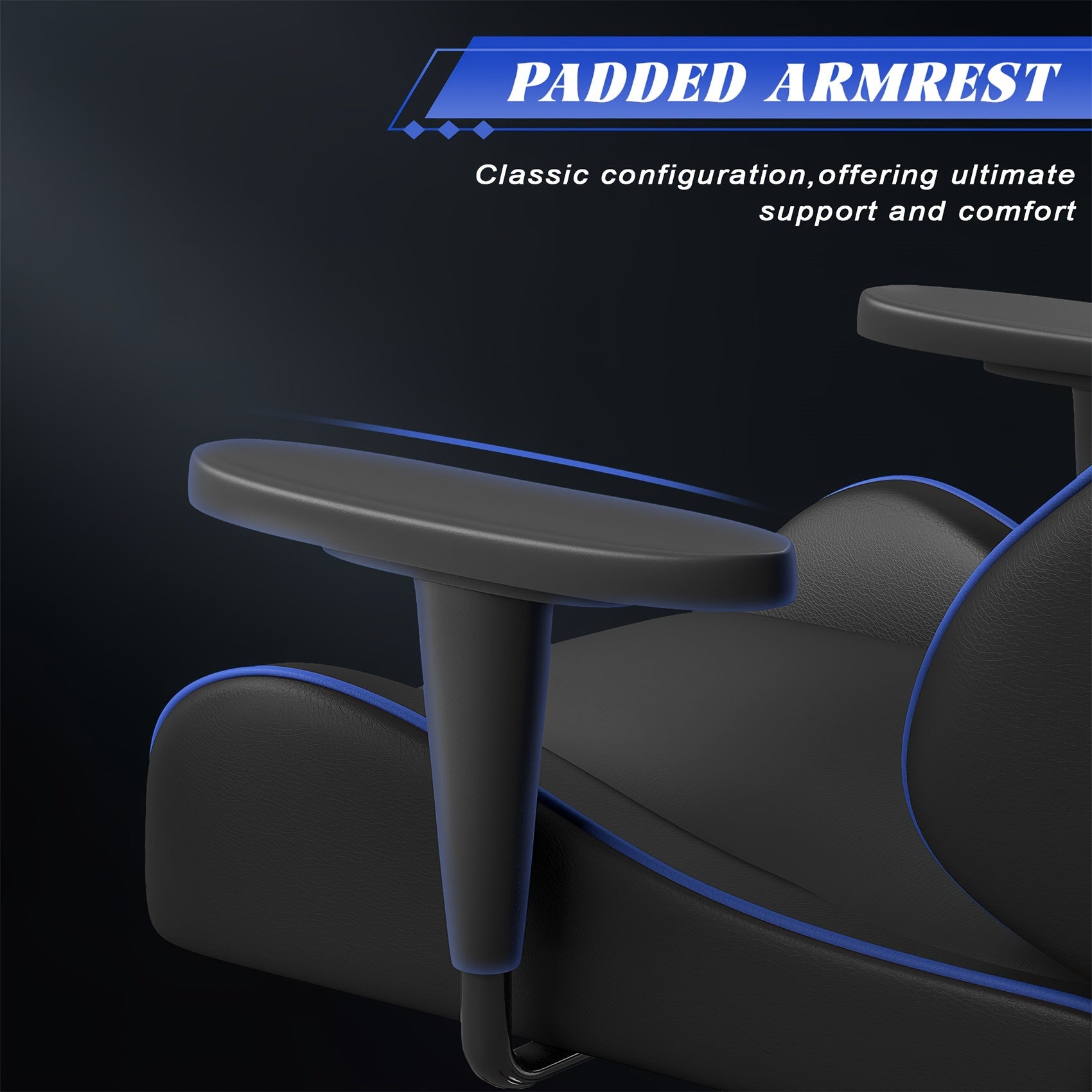 Adjustable Height Swivel Ergonomic Gaming Chair