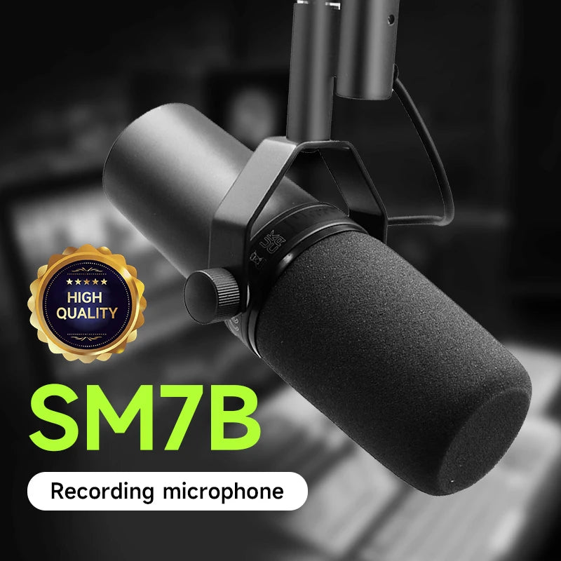 Professional Podcasting Cardioid Studio Wired Dynamic Microphone
