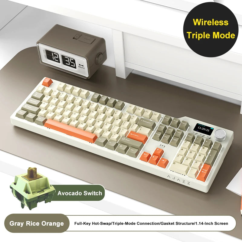 AK35I V3 MAX Tri-mode Bluetooth Wireless Gaming Keyboard