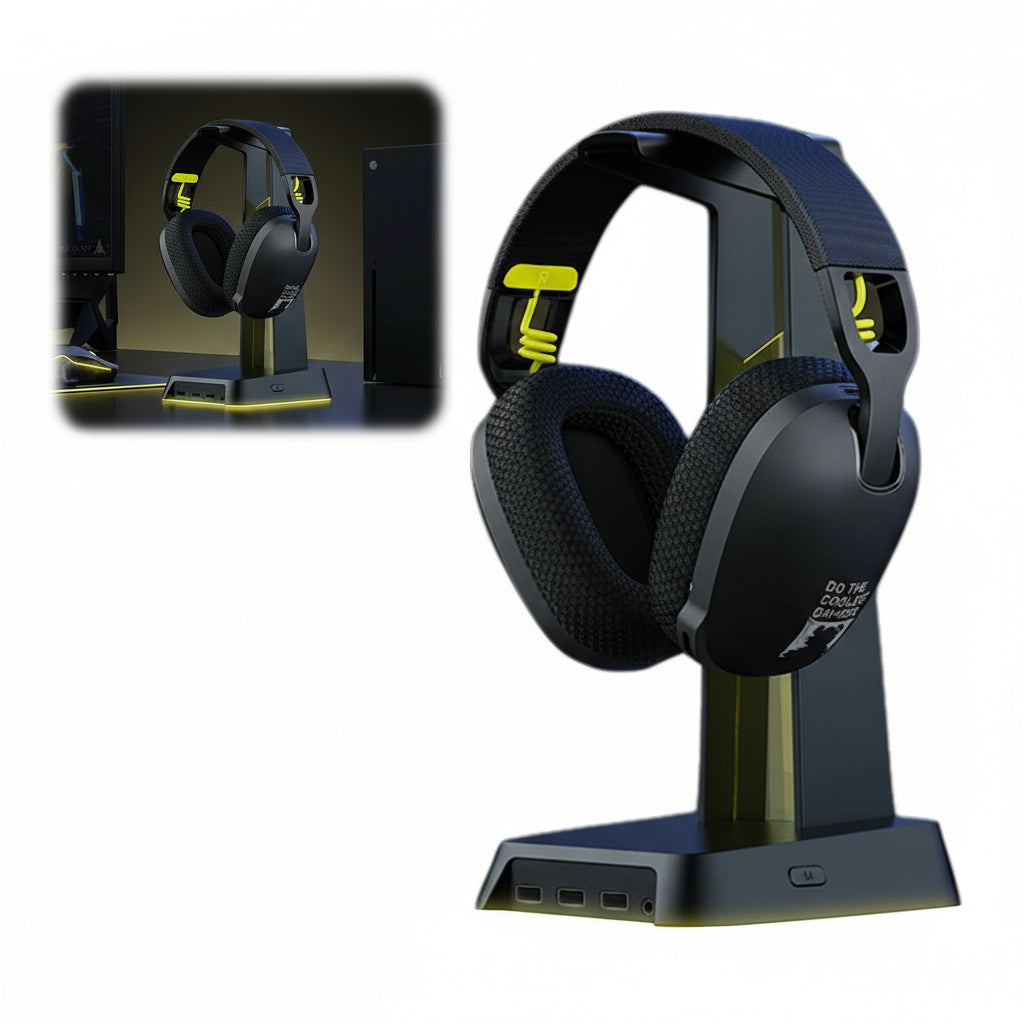 Wireless Gaming Headset Noise Canceling Microphone