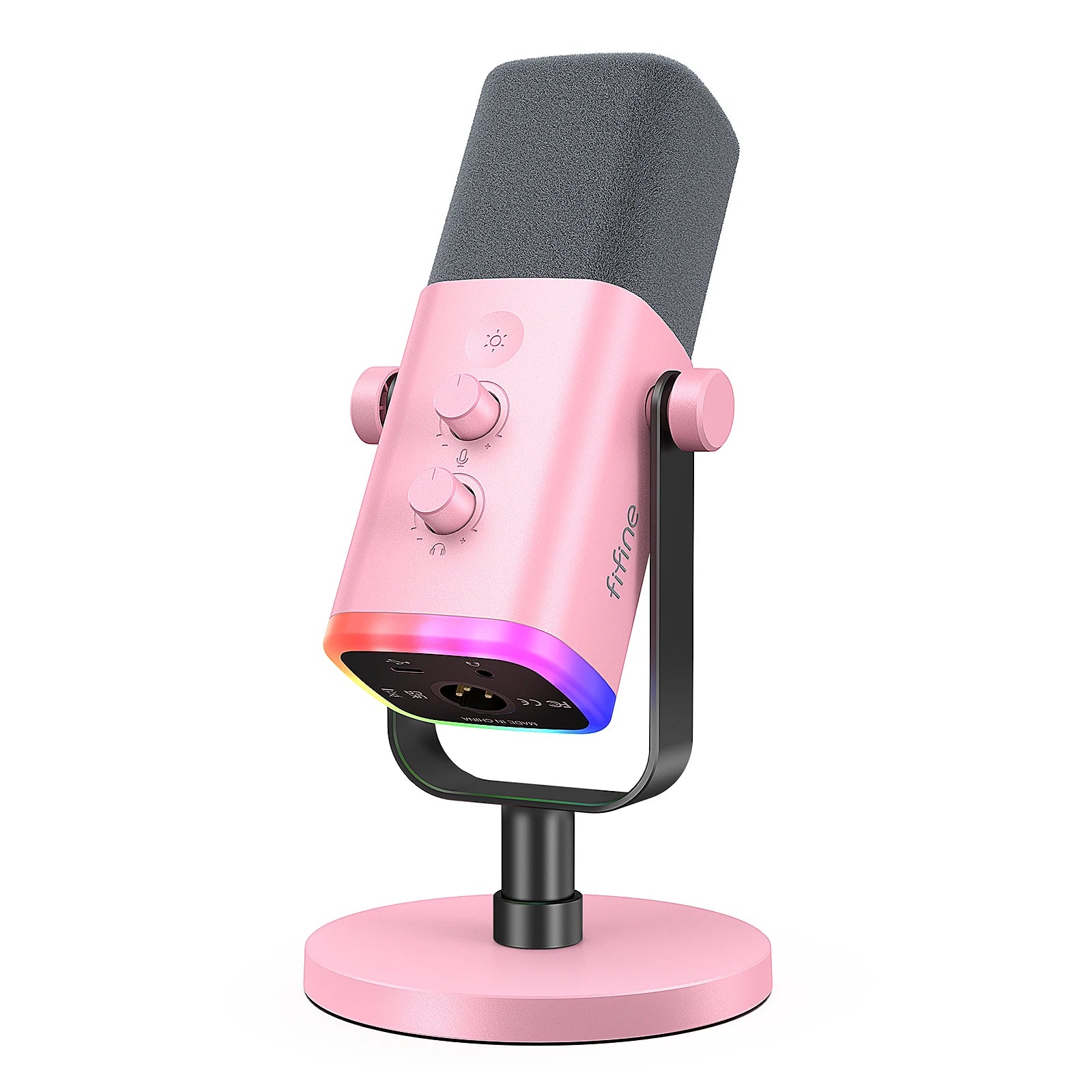 Dynamic Microphone with RGB Control/Headphone