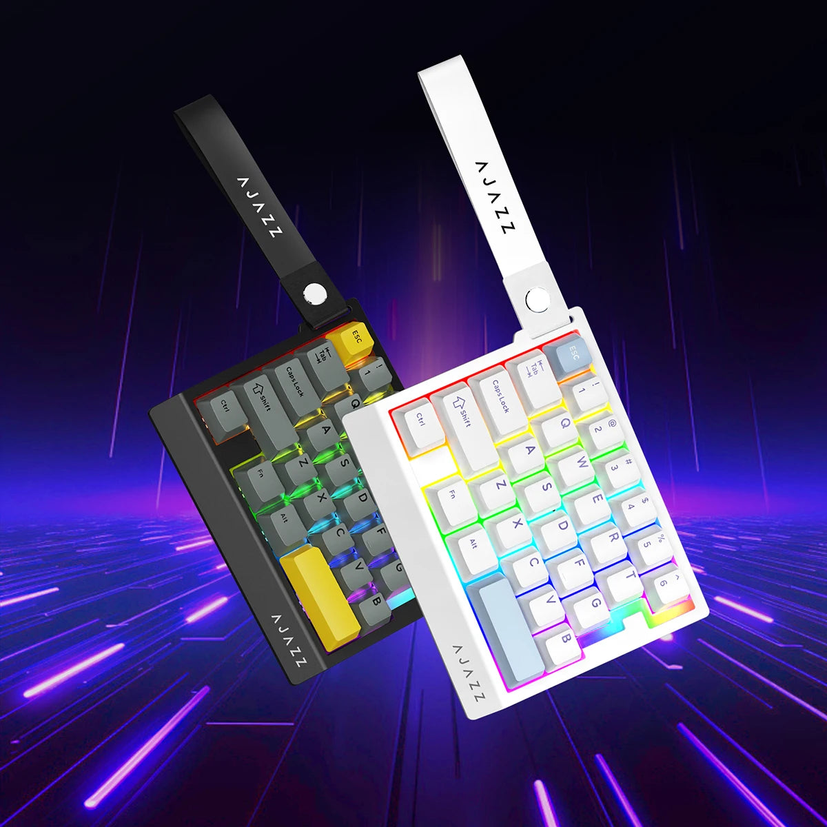AK029 Single-hand Magnetic Axis Mechanical wired Keyboard