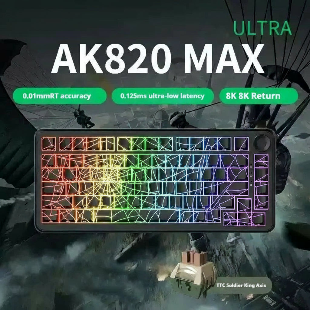 Ak820 Max Ultra Magnetic Wireless Mechanical Keyboard