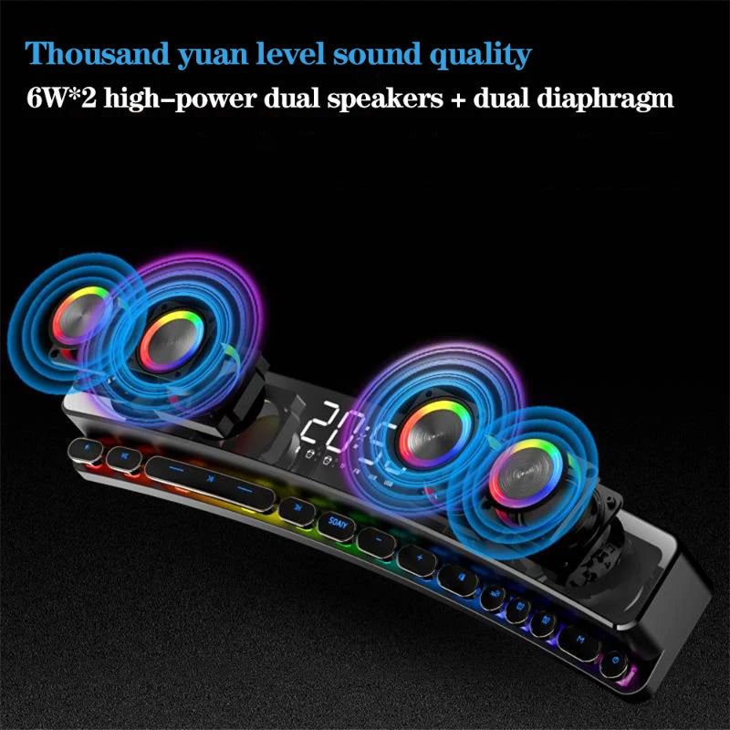 High Quality Bluetooth Speakers Sound Bar RGB