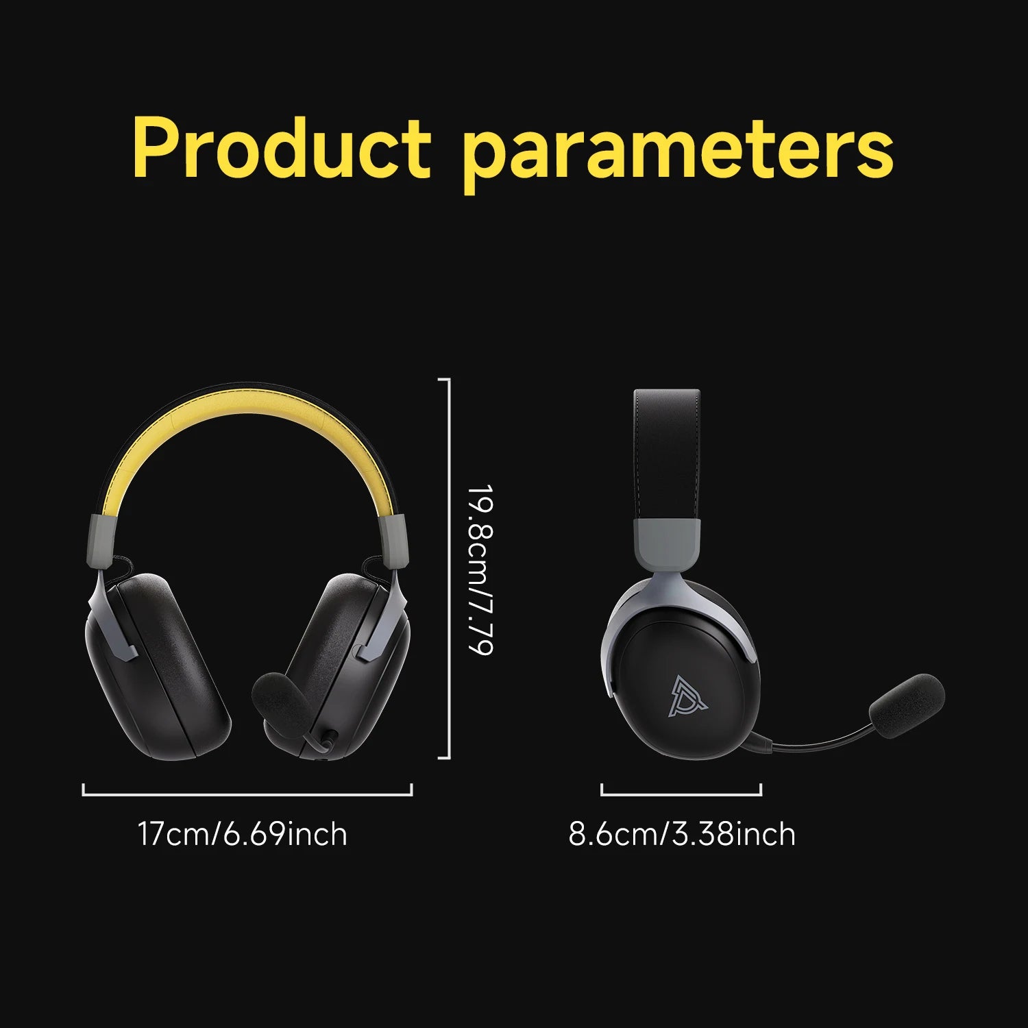AHM08 Max active noise reduction wireless headset