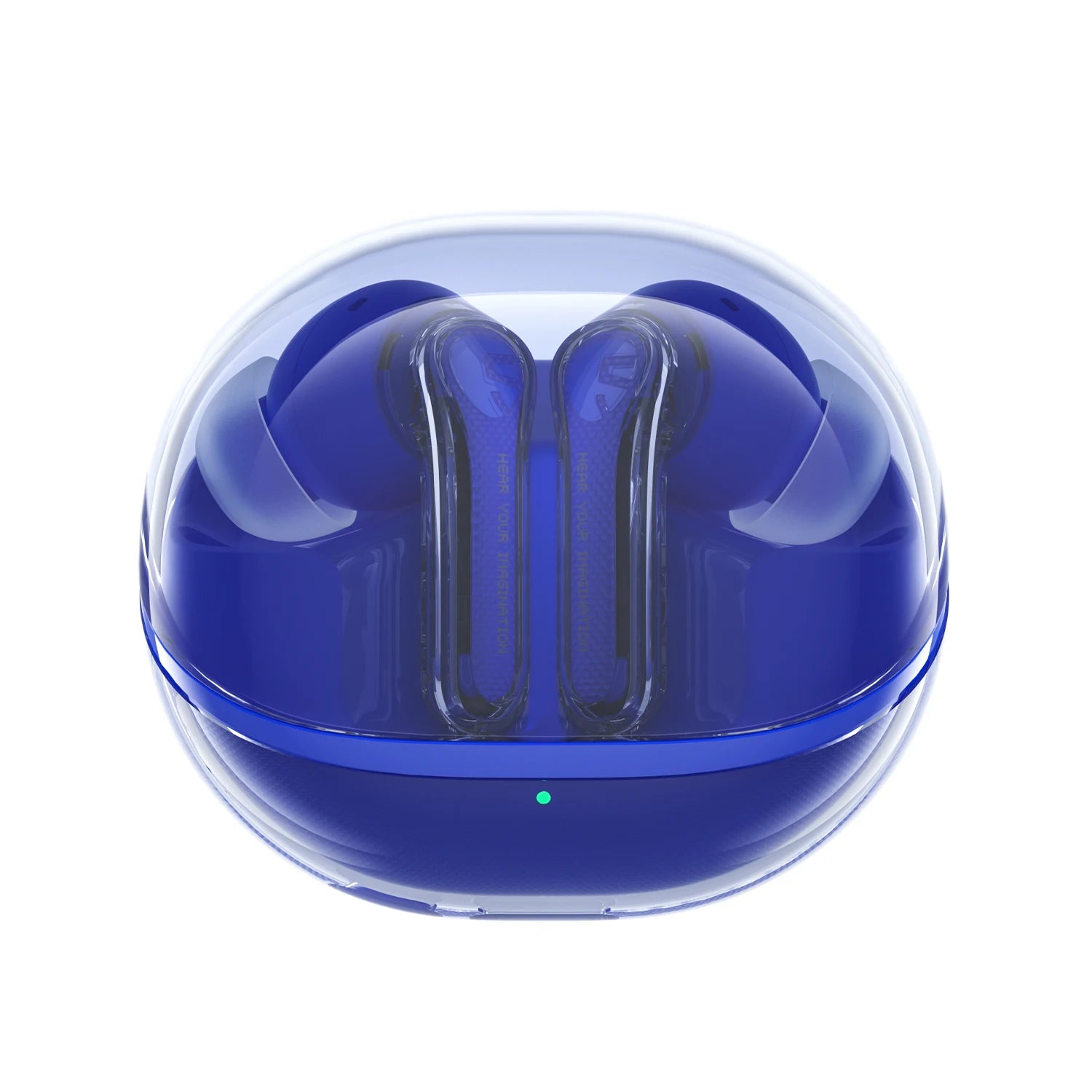 Clear Transparent Series Bluetooth 5.3 True Wireless Earbuds with Dual ENC Mic