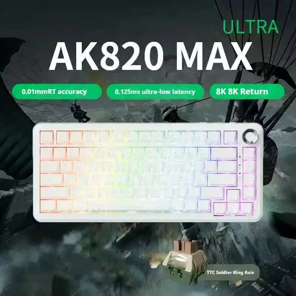 Ak820 Max Ultra Magnetic Wireless Mechanical Keyboard