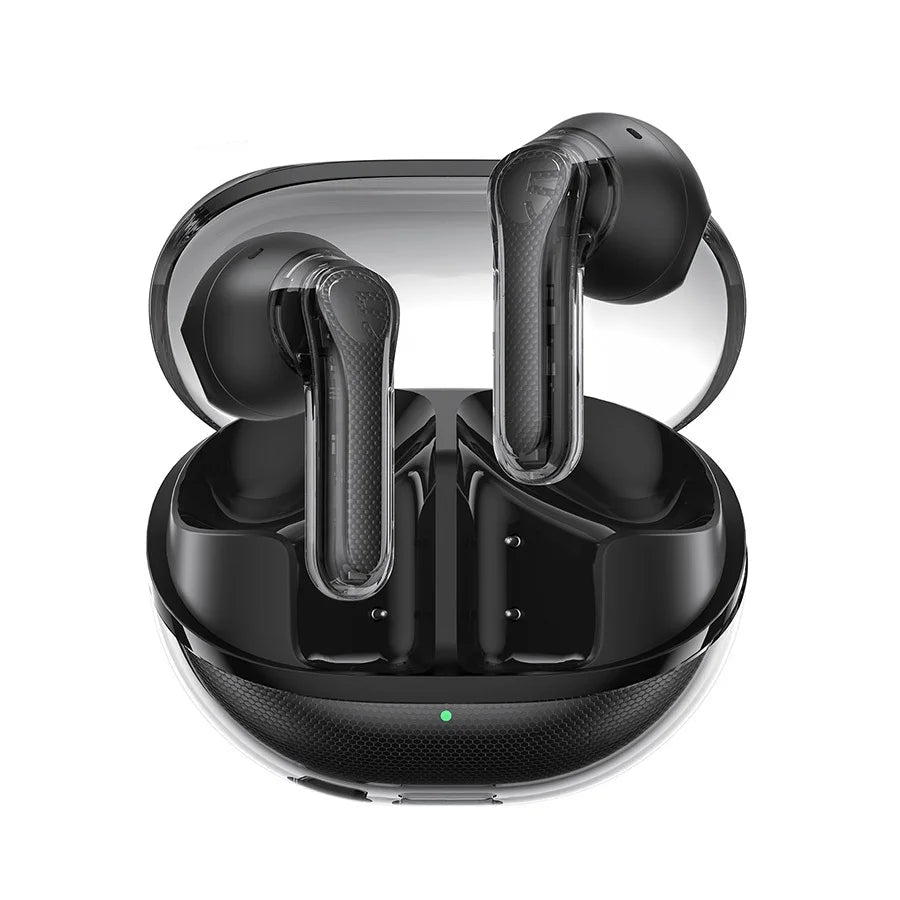 Clear Pods Bluetooth Wireless Earphones with Dual ENC Mic