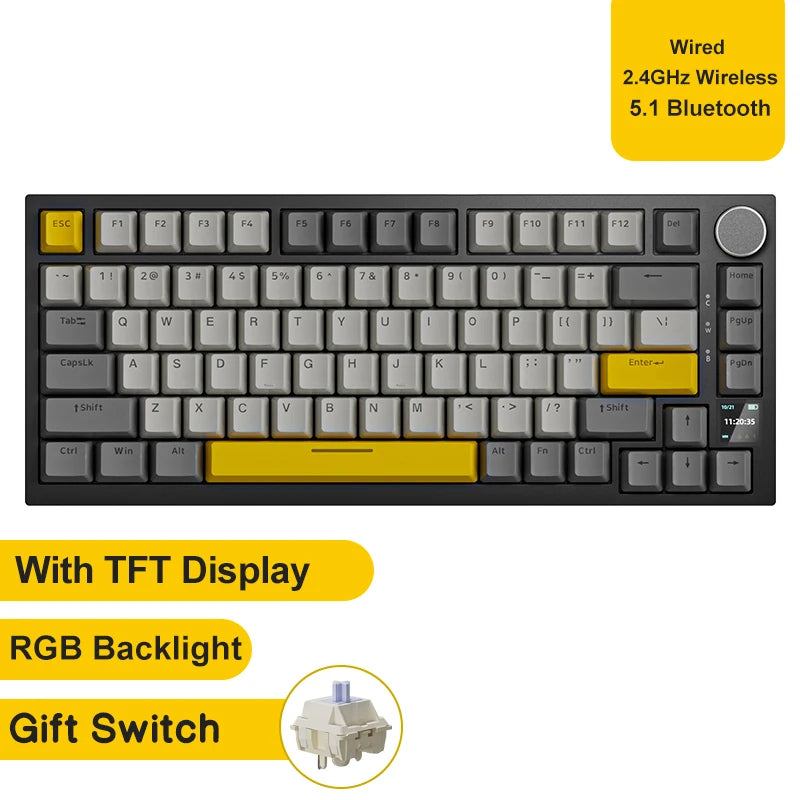 AJAZZ AK820 / AK820 Gaming Mechanical Keyboard 75%