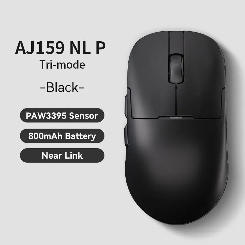 AJ159 Wireless Gamer Mouse with RGB Magnetic Charging Base