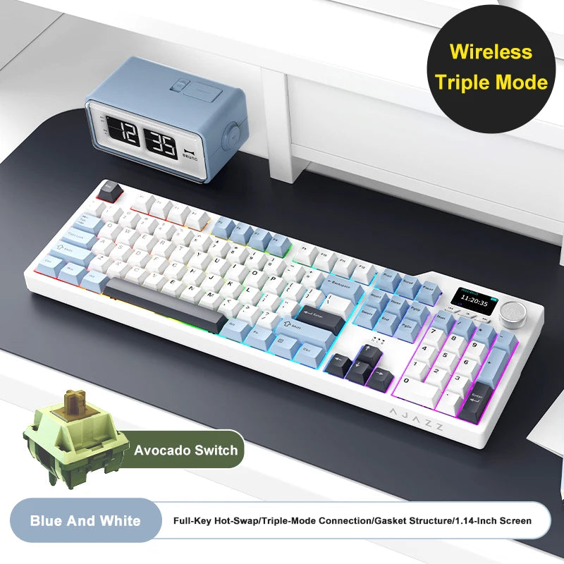 AK35I V3 MAX Tri-mode Bluetooth Wireless Gaming Keyboard