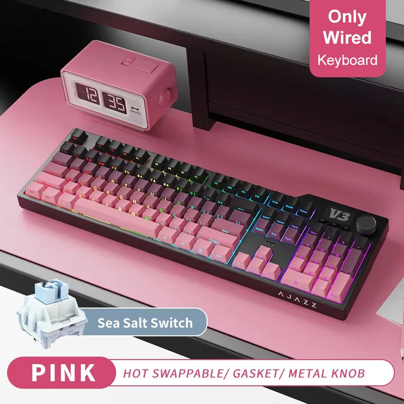 AK35I V3 MAX Tri-mode Bluetooth Wireless Gaming Keyboard