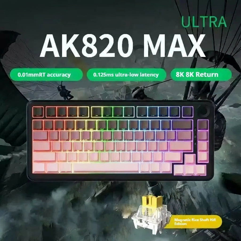 Ak820 Max Ultra Magnetic Wireless Mechanical Keyboard