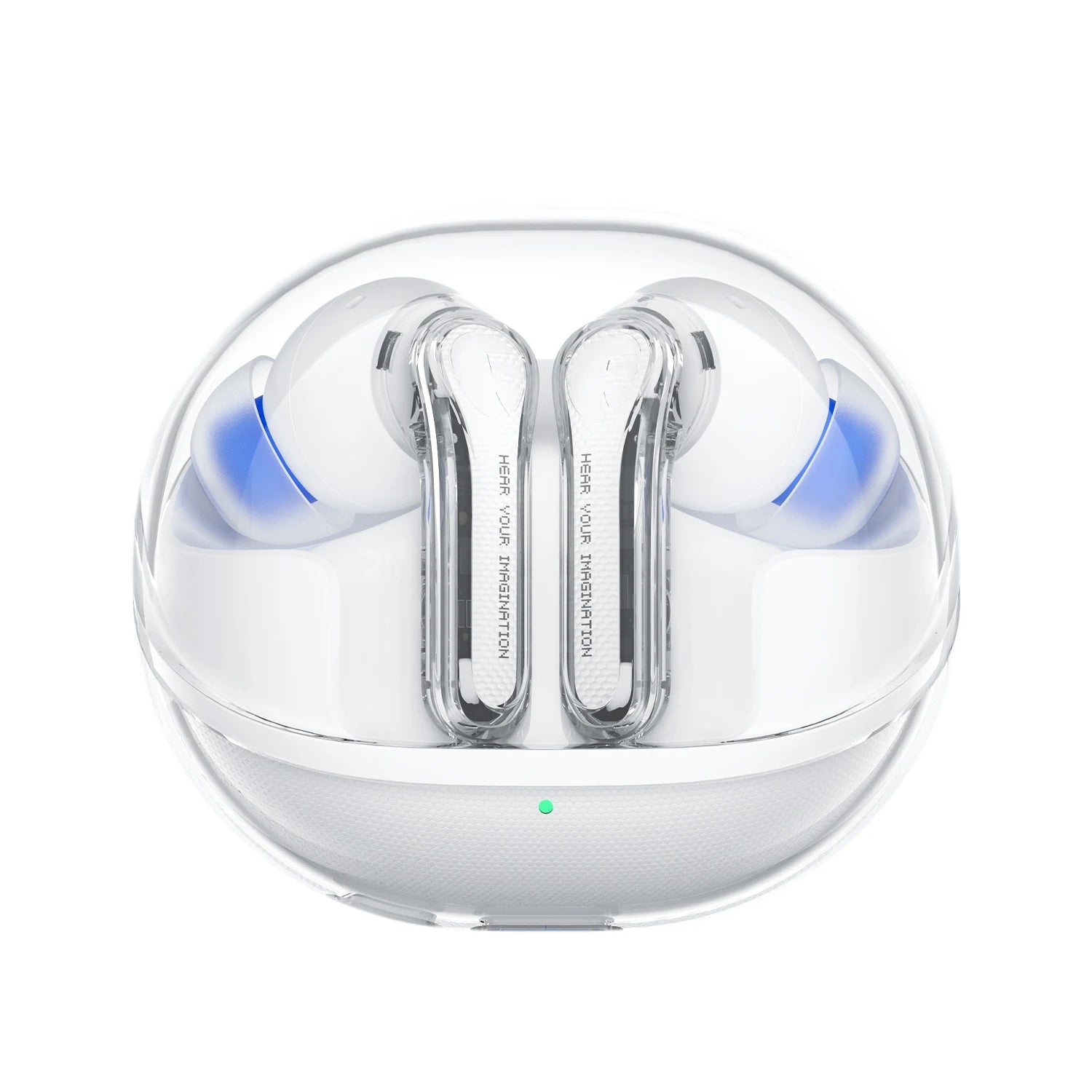 Clear Transparent Series Bluetooth 5.3 True Wireless Earbuds with Dual ENC Mic