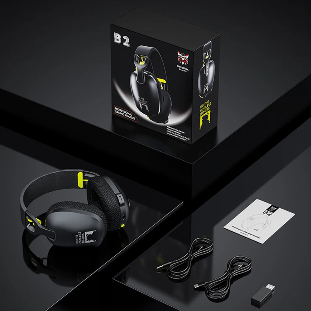 Wireless Gaming Headset Noise Canceling Microphone