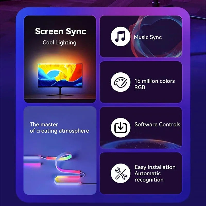 Smart Gaming RGB Backlight Ambient Lights