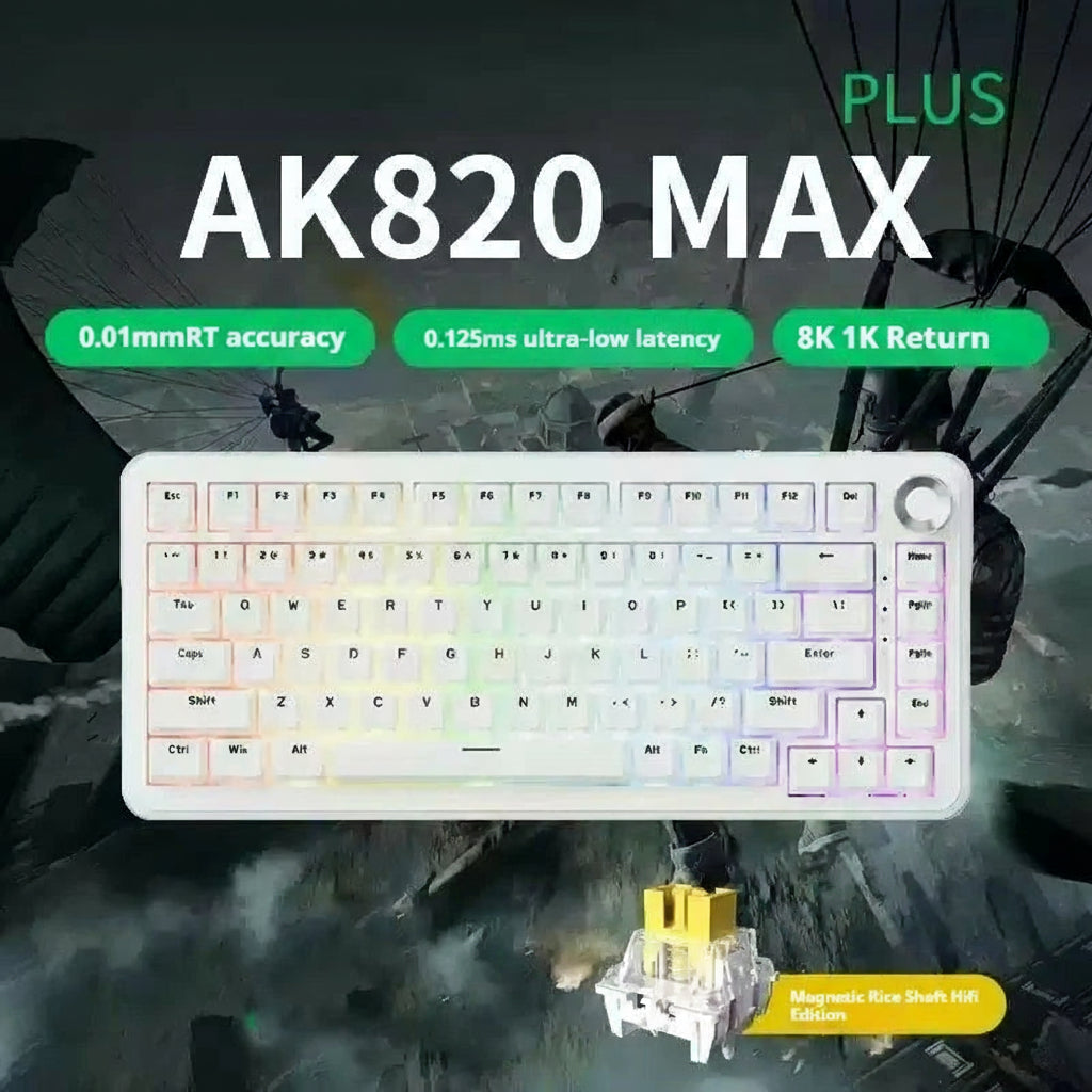 Ak820 Max Ultra Magnetic Wireless Mechanical Keyboard