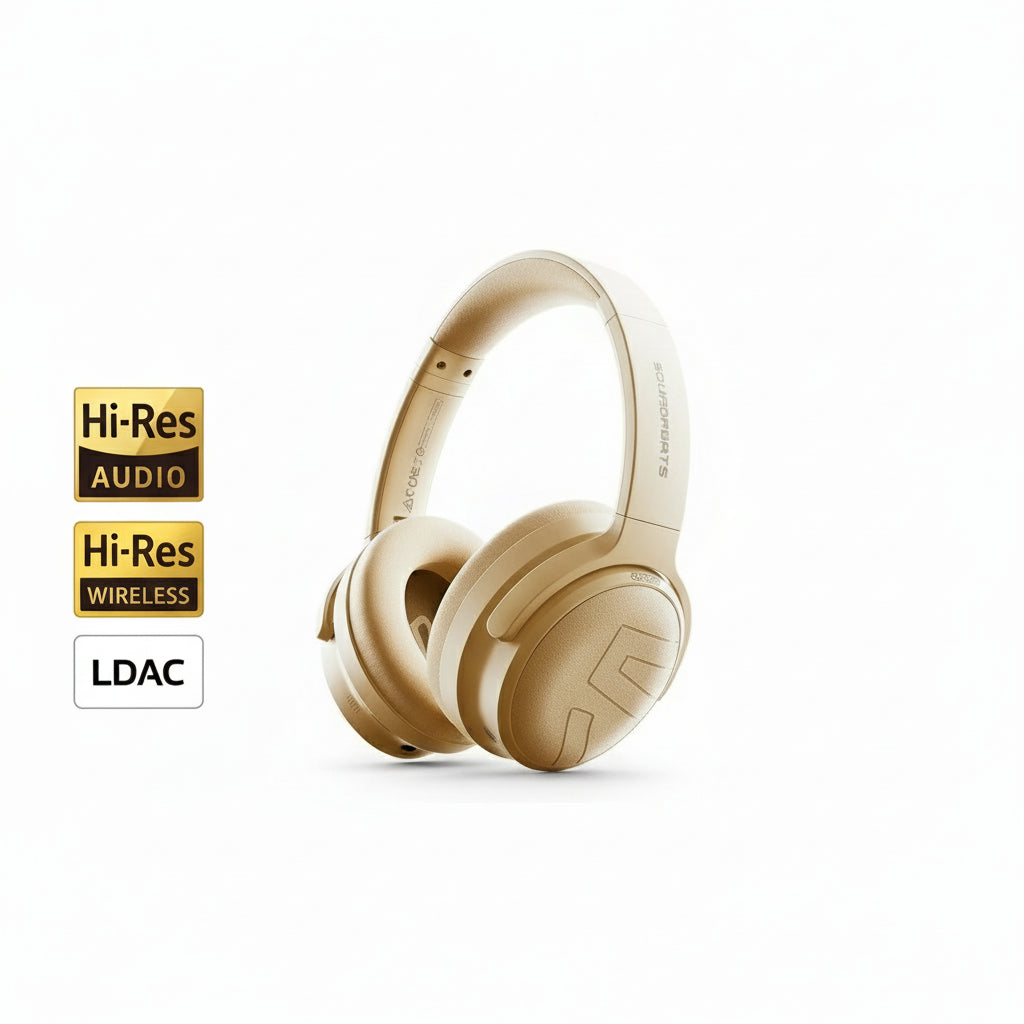 Space Pro Headphones Wireless with Microphone Active Noise Reduction