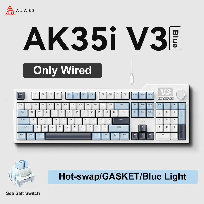 AK35I V3 MAX Tri-mode Bluetooth Wireless Gaming Keyboard
