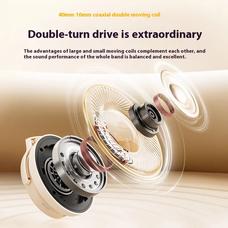 Space Pro Headphones Wireless with Microphone Active Noise Reduction