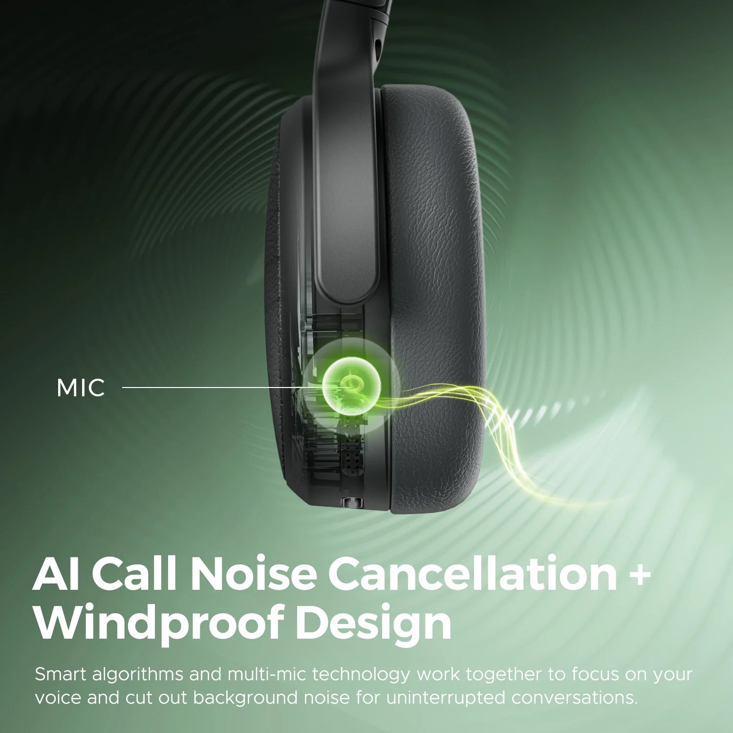 Space Lite Hybrid Active Noise Cancelling Wireless