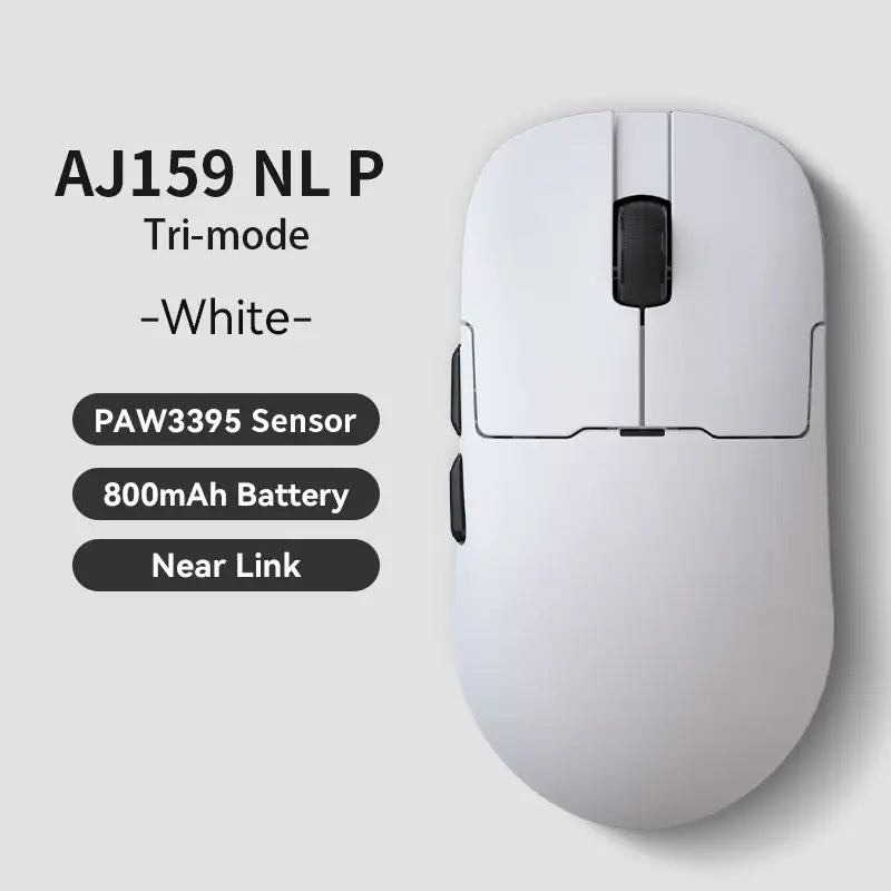 AJ159 Wireless Gamer Mouse with RGB Magnetic Charging Base