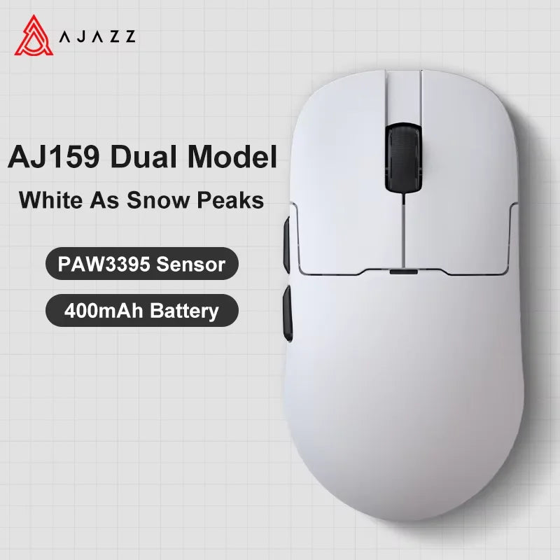 AJ159 Wireless Gamer Mouse with RGB Magnetic Charging Base