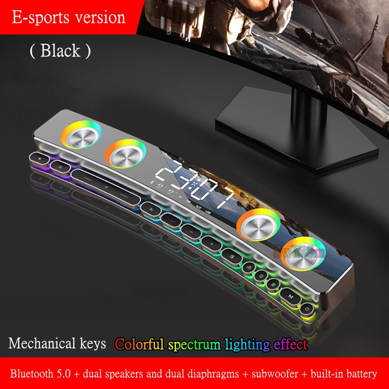 High Quality Bluetooth Speakers Sound Bar RGB