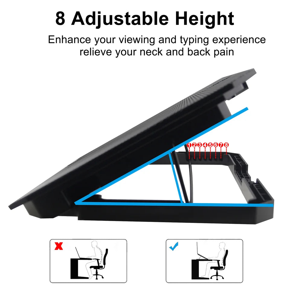 Laptop Cooling pad for 12-17 Inch Laptop