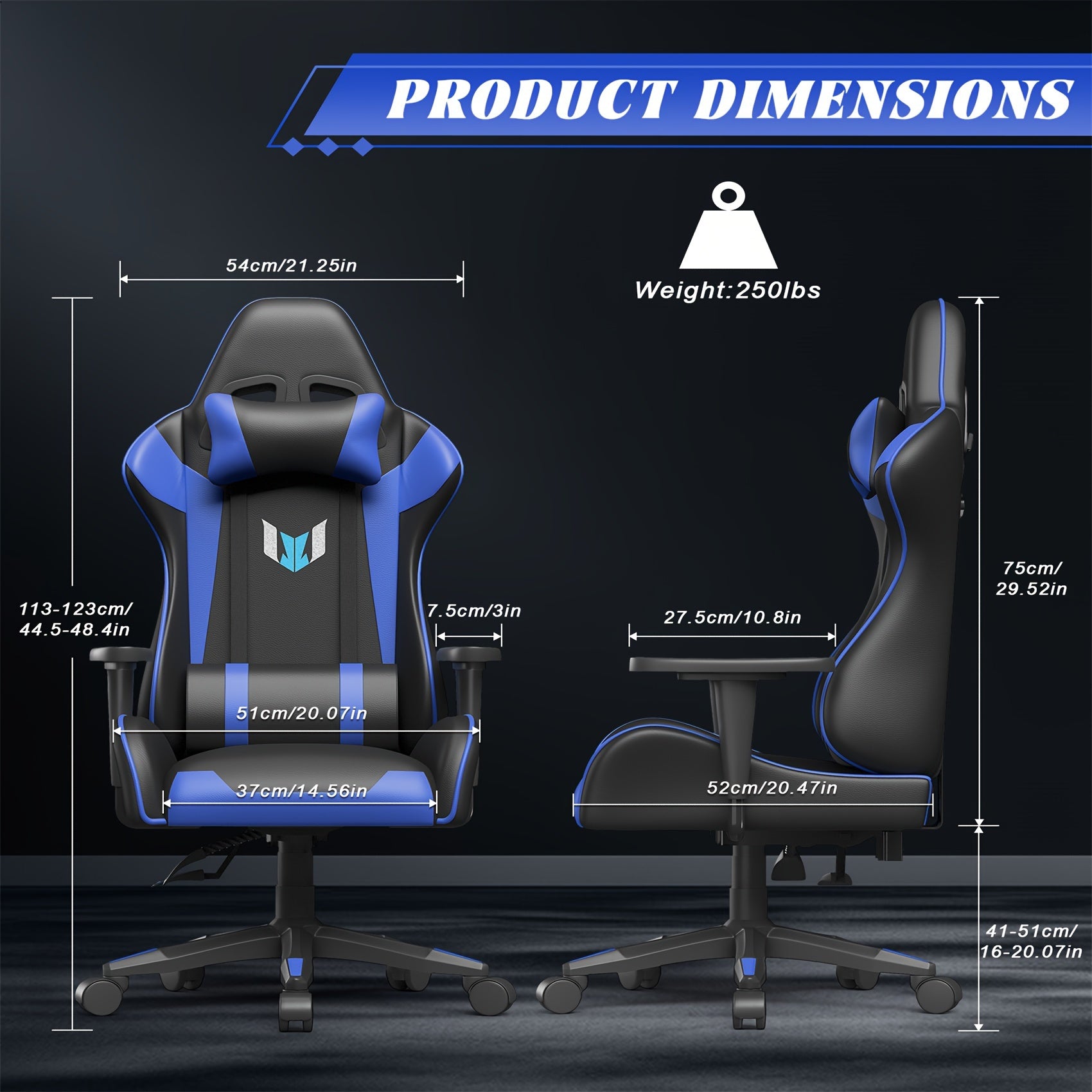 Adjustable Height Swivel Ergonomic Gaming Chair