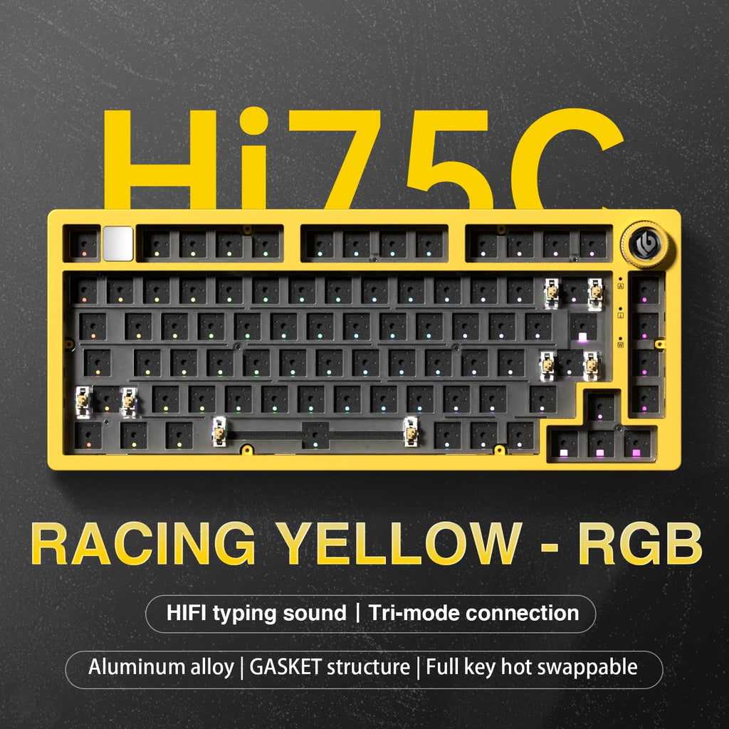 Hi75C/HI75C Pro Tri-Mode Custom Barebone Keyboard