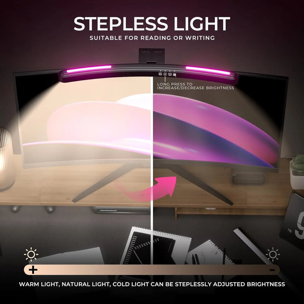 Monitor Light Bar Straight/Curved with RGB Backlight