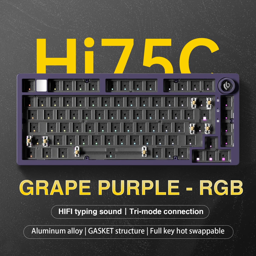 Hi75C/HI75C Pro Tri-Mode Custom Barebone Keyboard