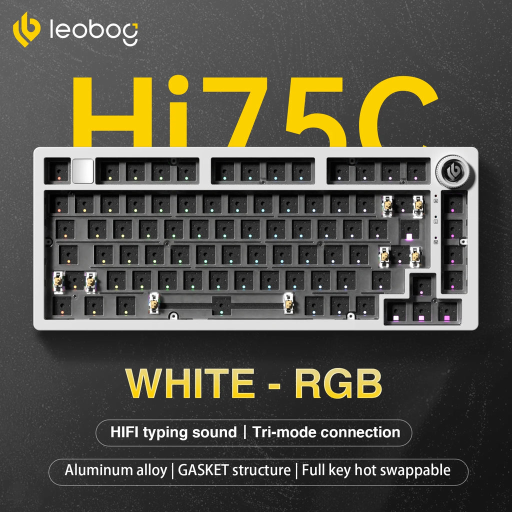 Hi75C/HI75C Pro Tri-Mode Custom Barebone Keyboard