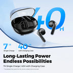 Clear Pods Bluetooth Wireless Earphones with Dual ENC Mic