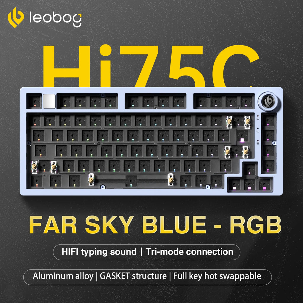 Hi75C/HI75C Pro Tri-Mode Custom Barebone Keyboard