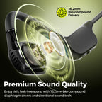 RunFree Lite2 Open-Ear Sport Headphones Wireless Bluetooth 5.3