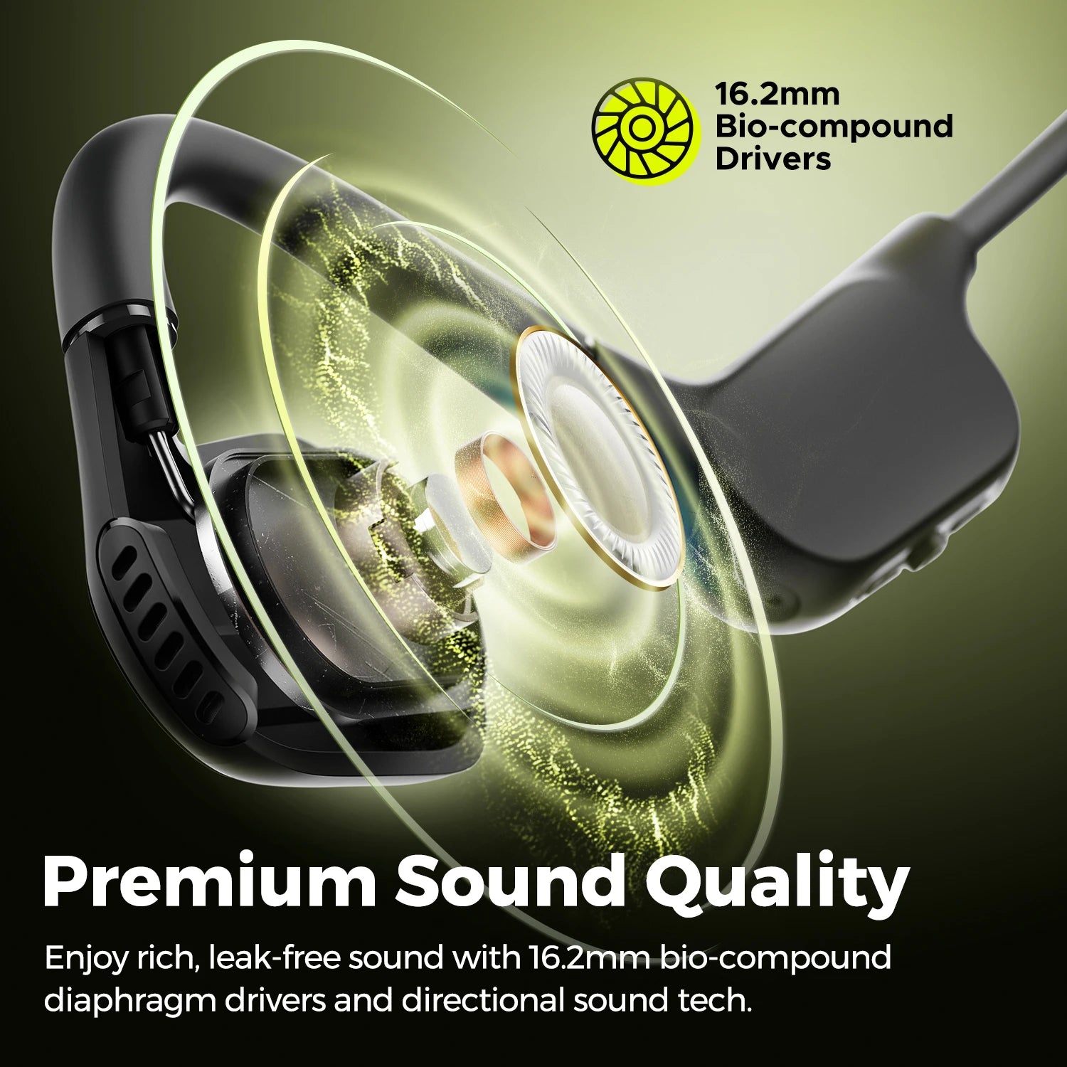 RunFree Lite2 Open-Ear Sport Headphones Wireless Bluetooth 5.3