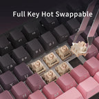 AK870 Plus Wireless TFT Screen Mechanical Keyboard