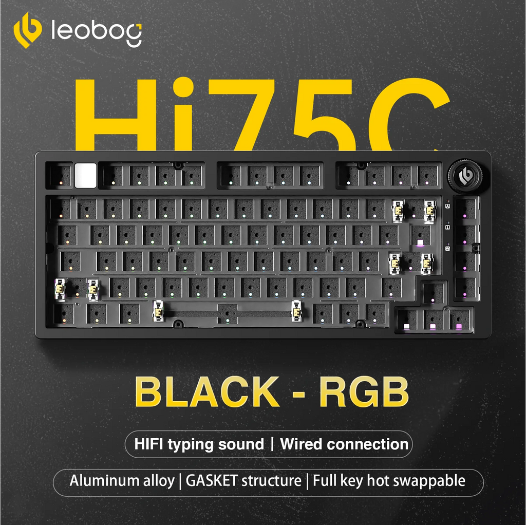 Hi75C/HI75C Pro Tri-Mode Custom Barebone Keyboard