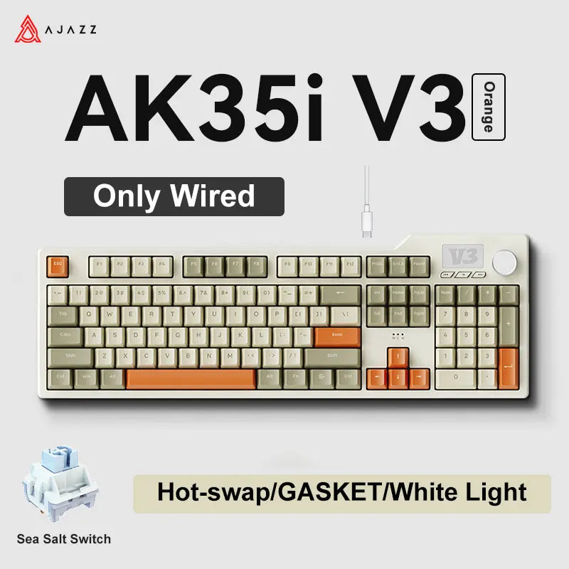 AK35I V3 MAX Tri-mode Bluetooth Wireless Gaming Keyboard