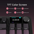 AK870 Plus Wireless TFT Screen Mechanical Keyboard