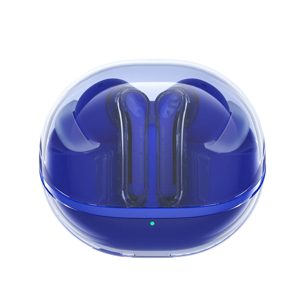 Clear Transparent Series Bluetooth 5.3 True Wireless Earbuds with Dual ENC Mic