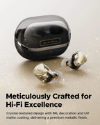 SH3 Hybrid 3 Driver Wireless Earbuds Bluetooth 5.4, 55dB Adaptive ANC, LDAC