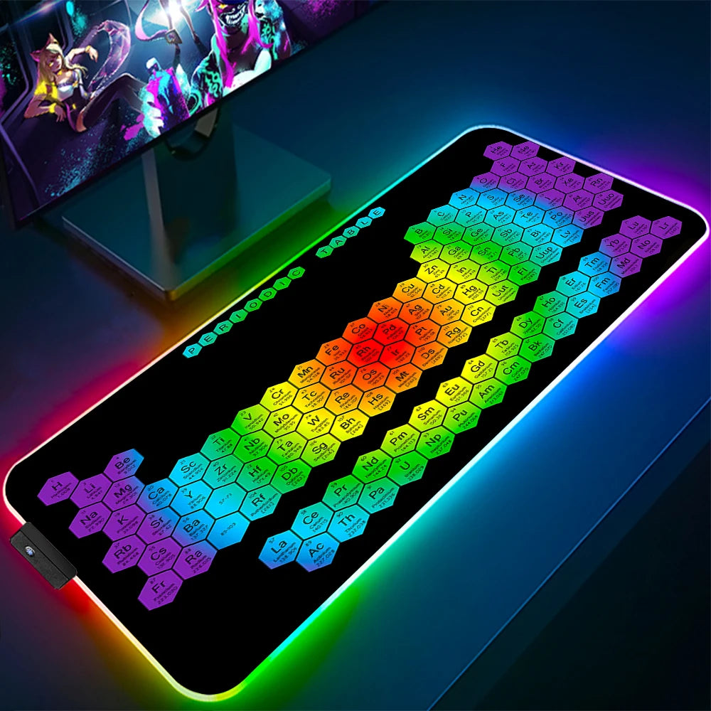 Keyboards Gaming Mat Periodic Table RGB