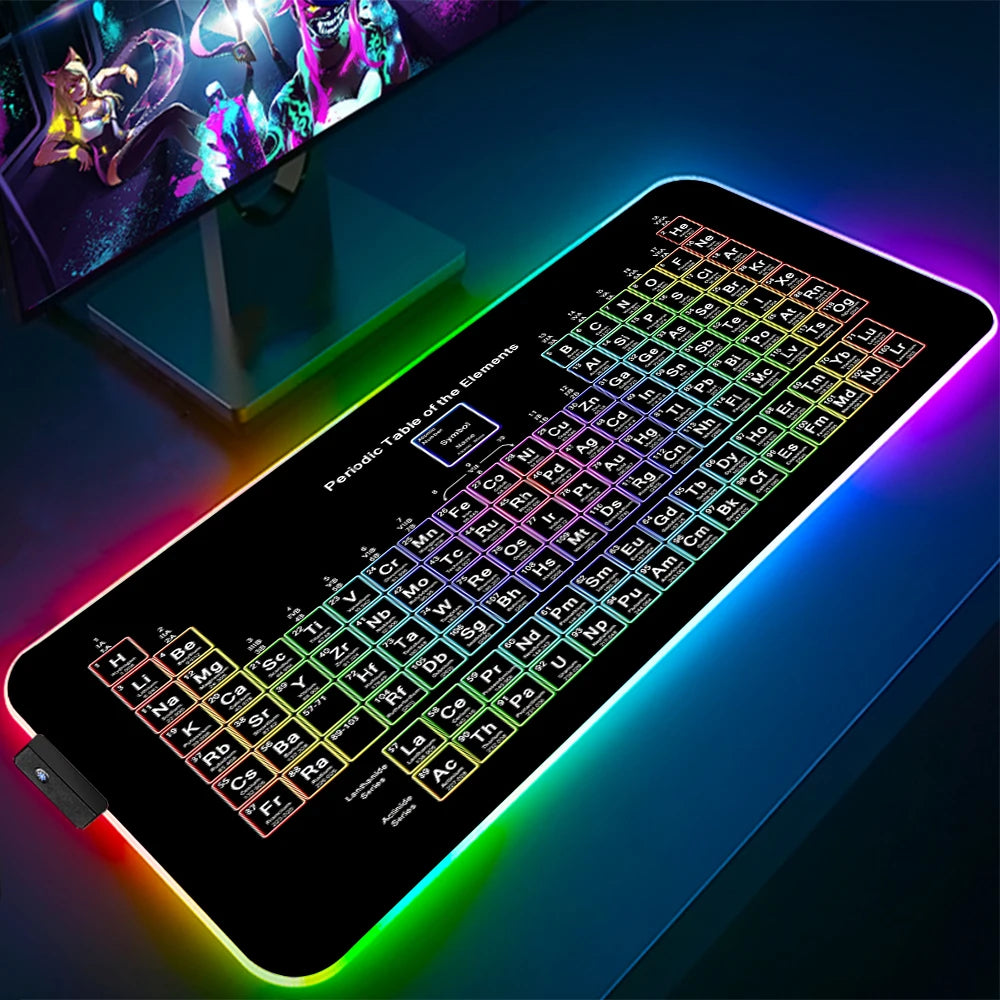 Keyboards Gaming Mat Periodic Table RGB