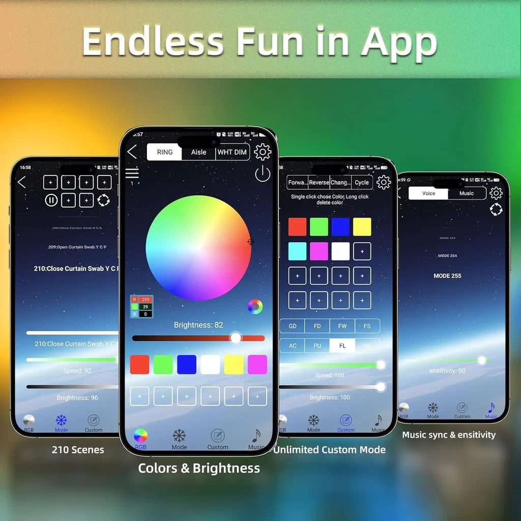 Cloud LED Lights Music Sync 3D Thundercloud Ceiling Lamp