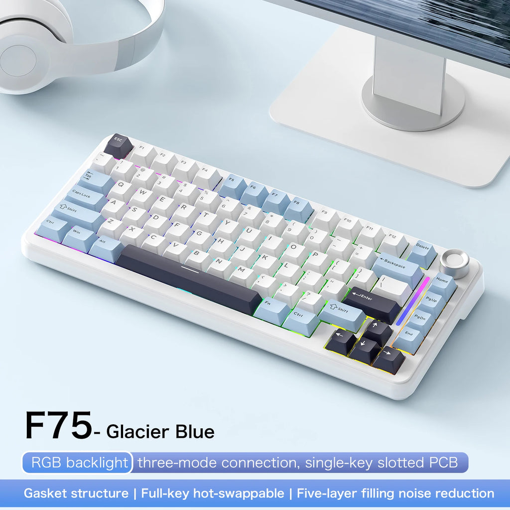 F75 Bluetooth Three-mode Keyboard