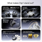 Clip1 Wireless Bluetooth Earphones Dolby Sound LDAC