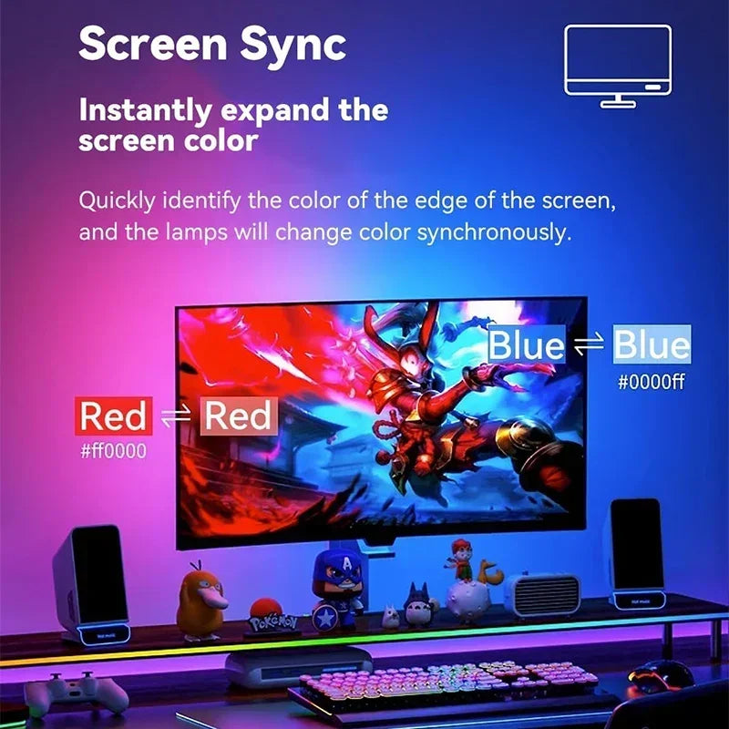 Smart Gaming RGB Backlight Ambient Lights